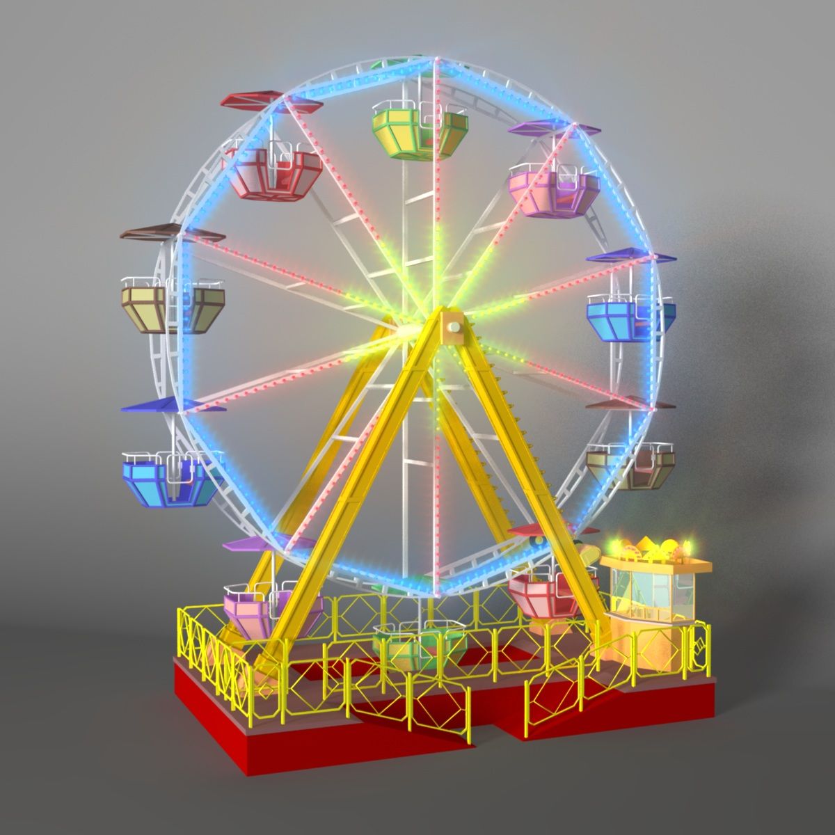 Ferris wheel 3d model