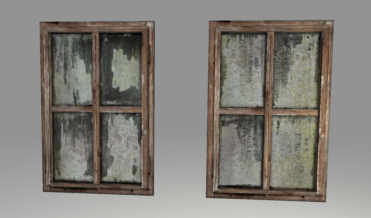 Eski Windows royalty-free 3d model - Preview no. 5