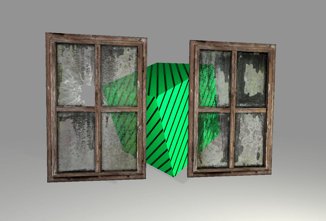 Eski Windows royalty-free 3d model - Preview no. 3