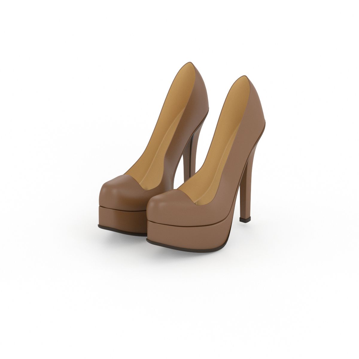 Scarpe Fendi 1 3d model