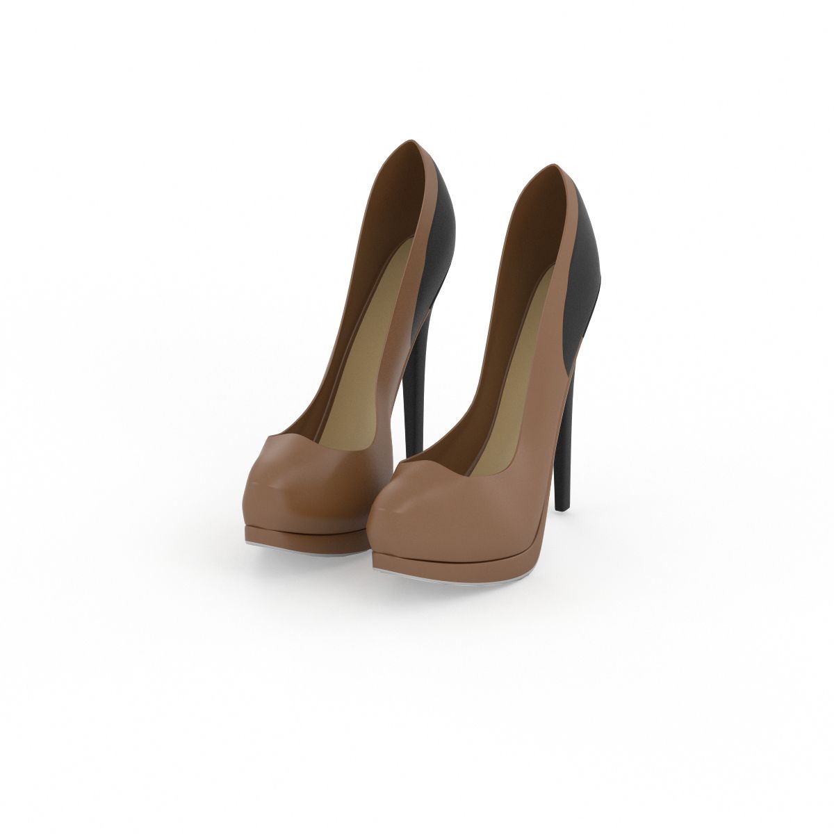 Scarpe Fendi 3 3d model