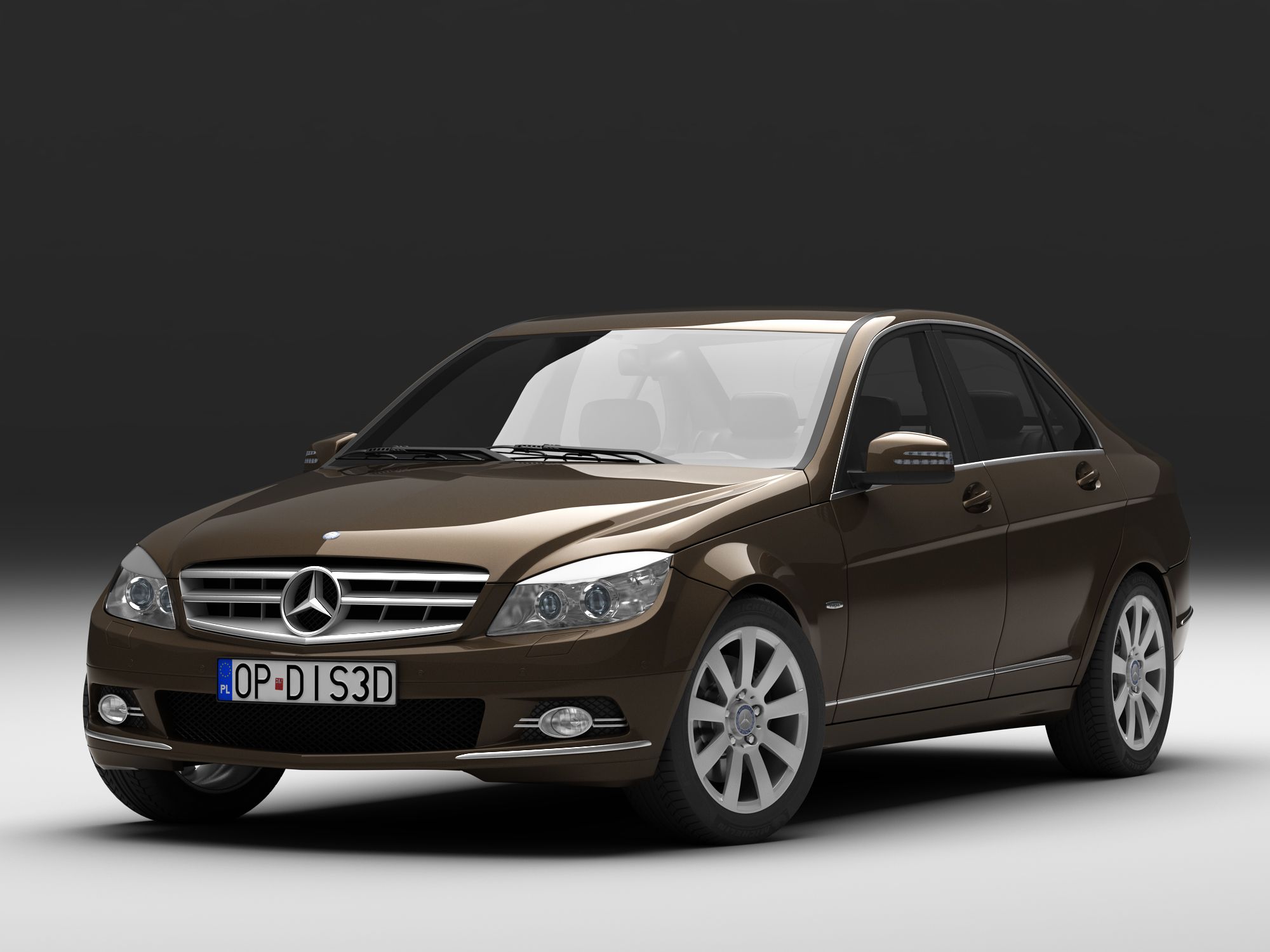 Mercedes C-Klasse 2008 3d model