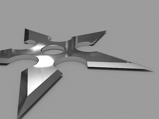 Shuriken modelo 3d