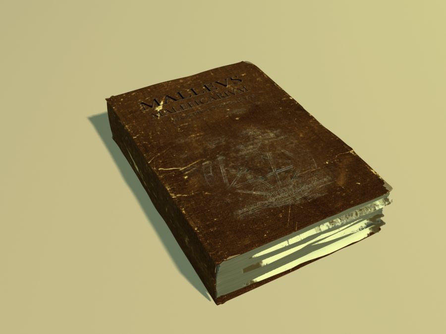 Oud boek 3d model