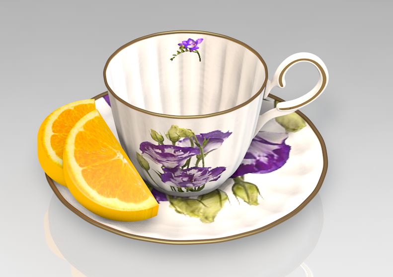 Çay bardağı 3d model