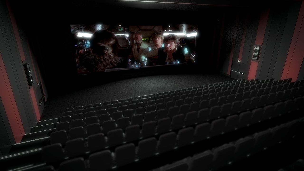 Cinema Hall 3d model