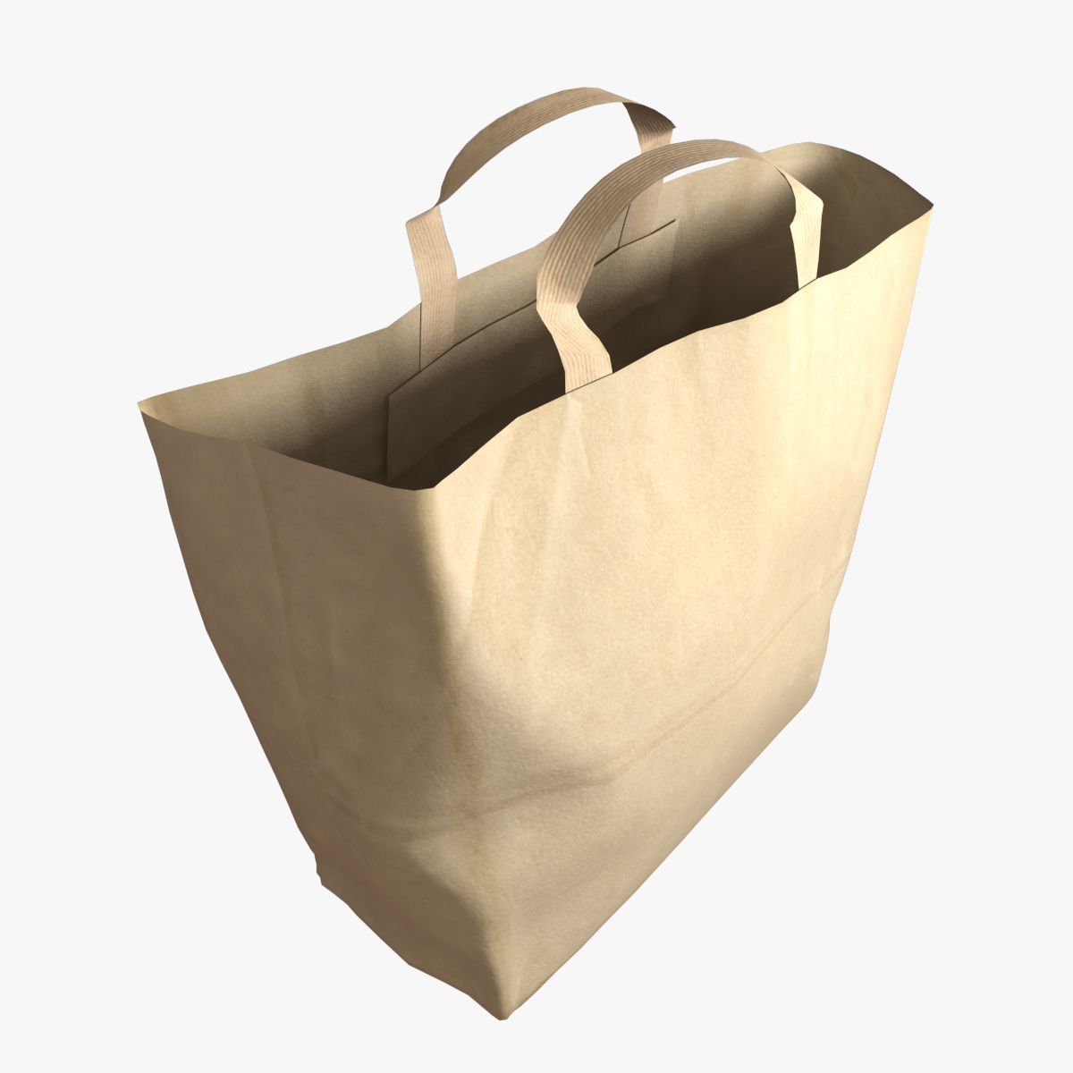 Paper Shopping Bag 3d model