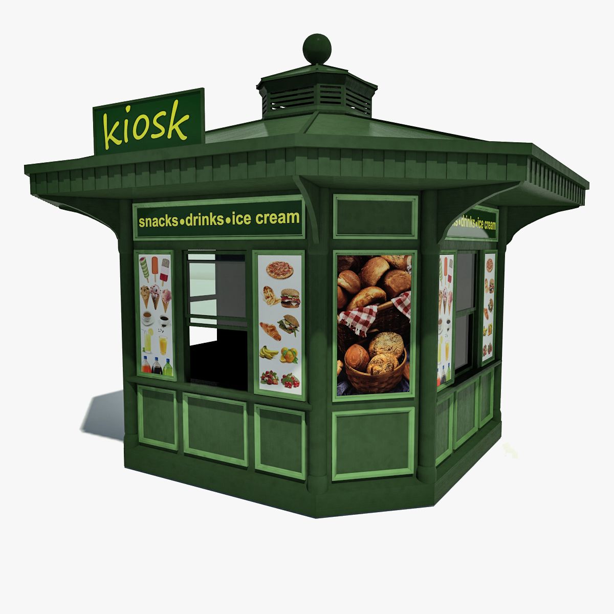 Kiosk 3d model