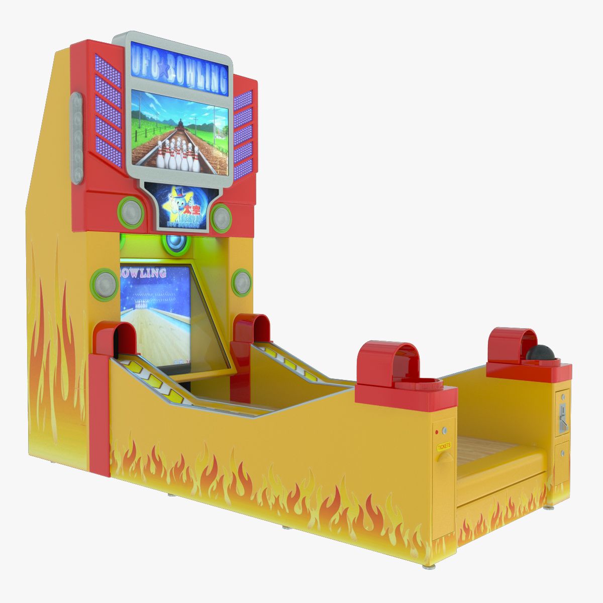 Bowling Redemption Game Machine 3d model