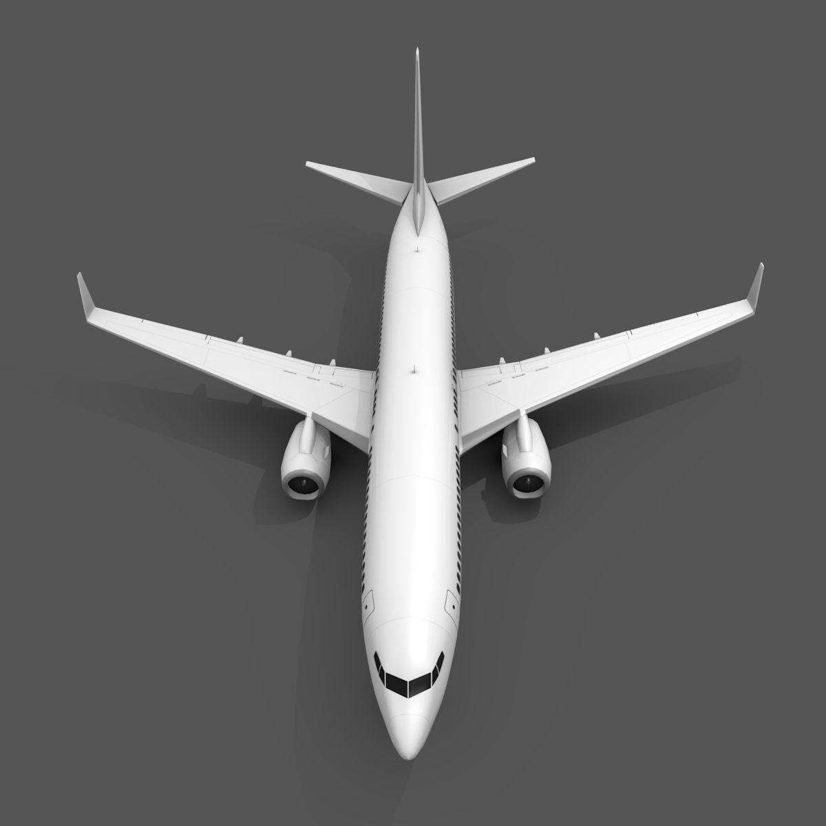 Boeing 737-800 royalty-free 3d model - Preview no. 6