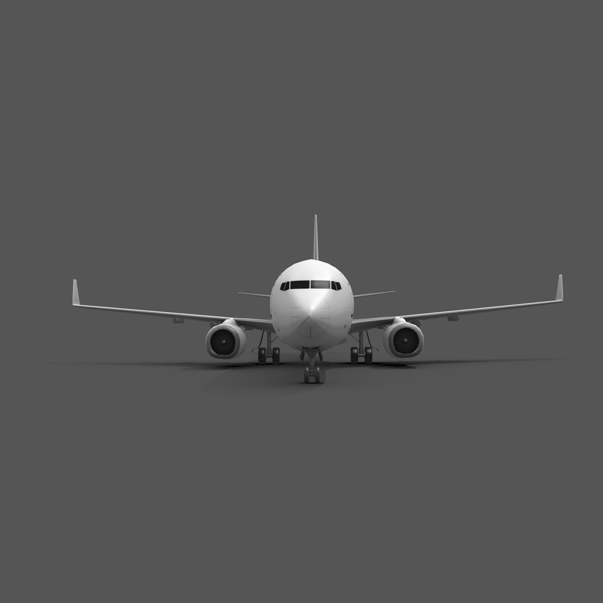 Boeing 737-800 royalty-free 3d model - Preview no. 5