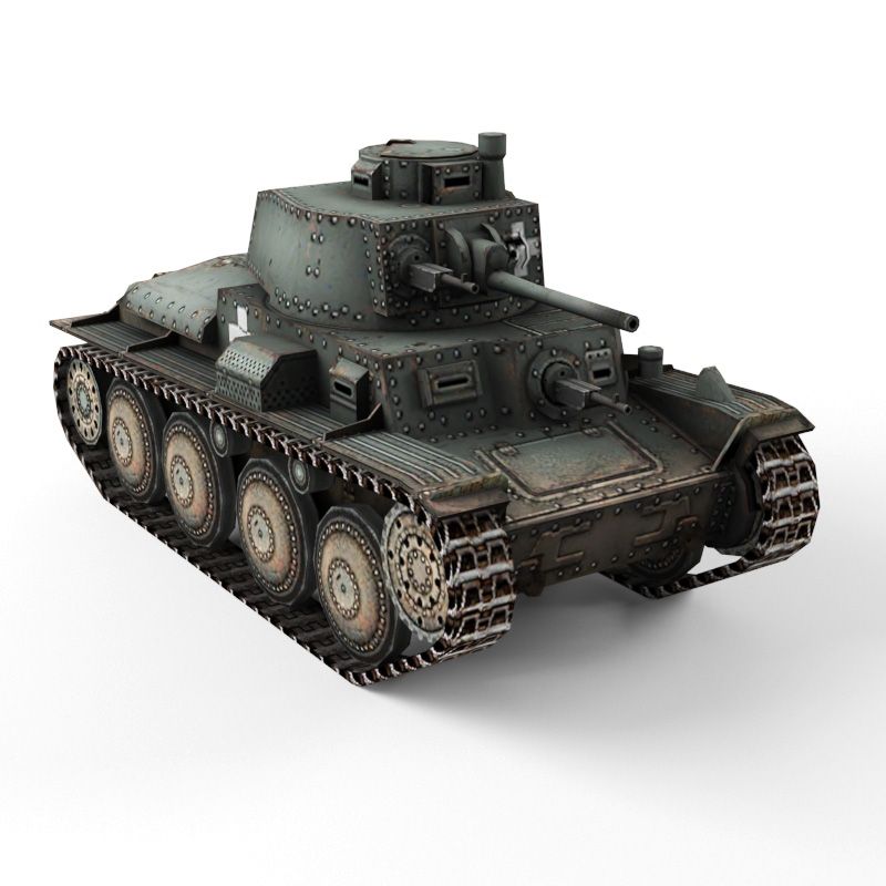 Pz 38 3d model