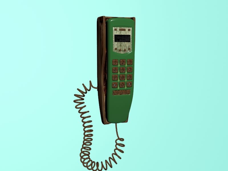 téléphone 3d model