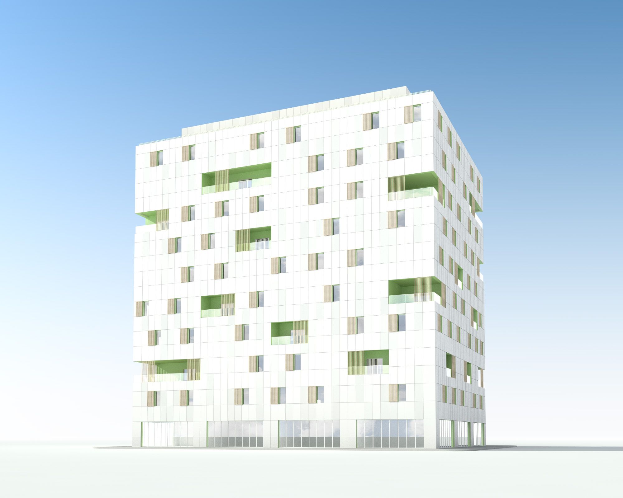 Edificio residenziale 3d model