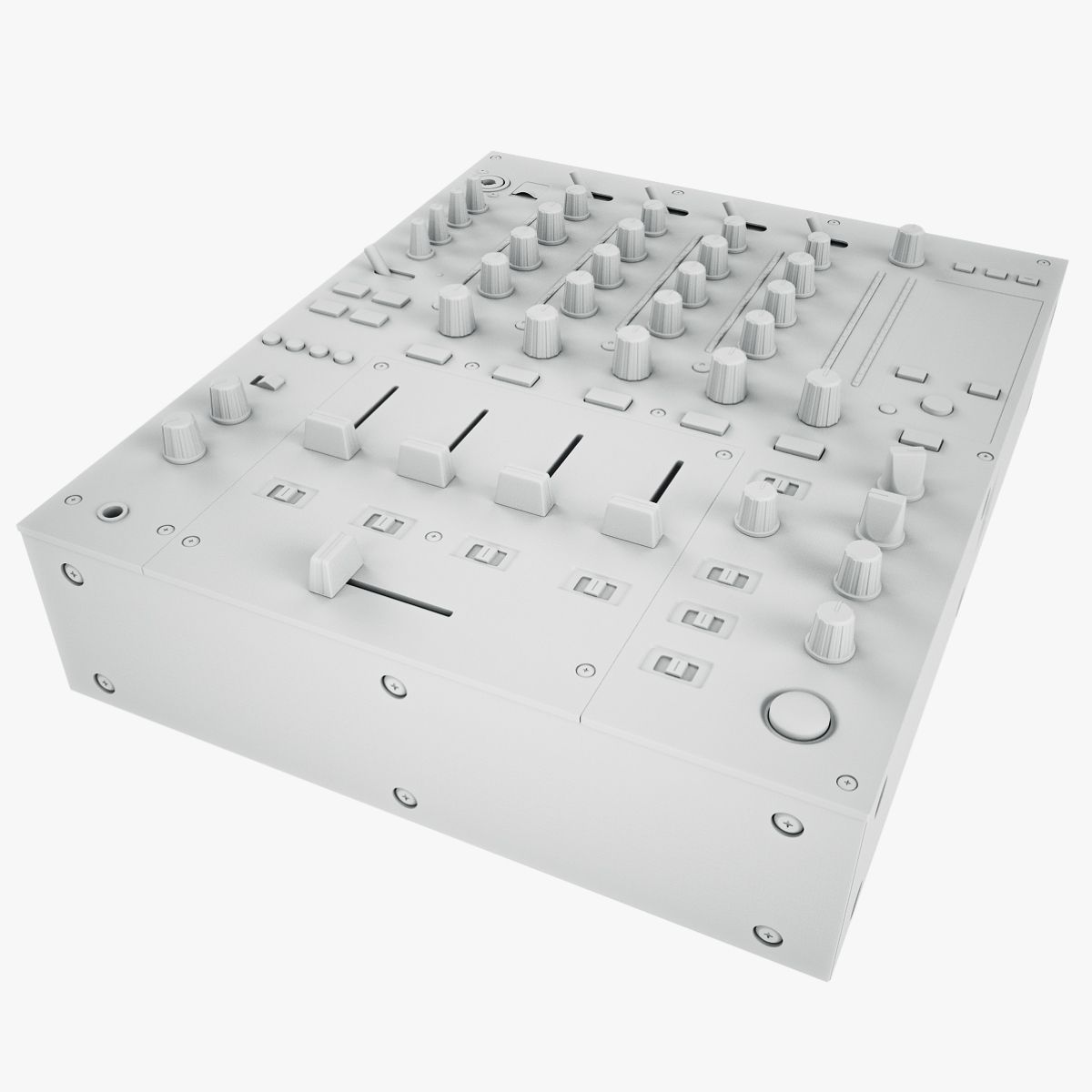 DJ Mixer Pioneer DJM-850 royalty-free 3d model - Preview no. 23