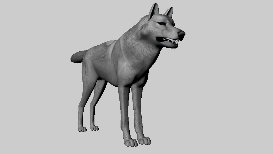 Wolf Model *Texture 3d model