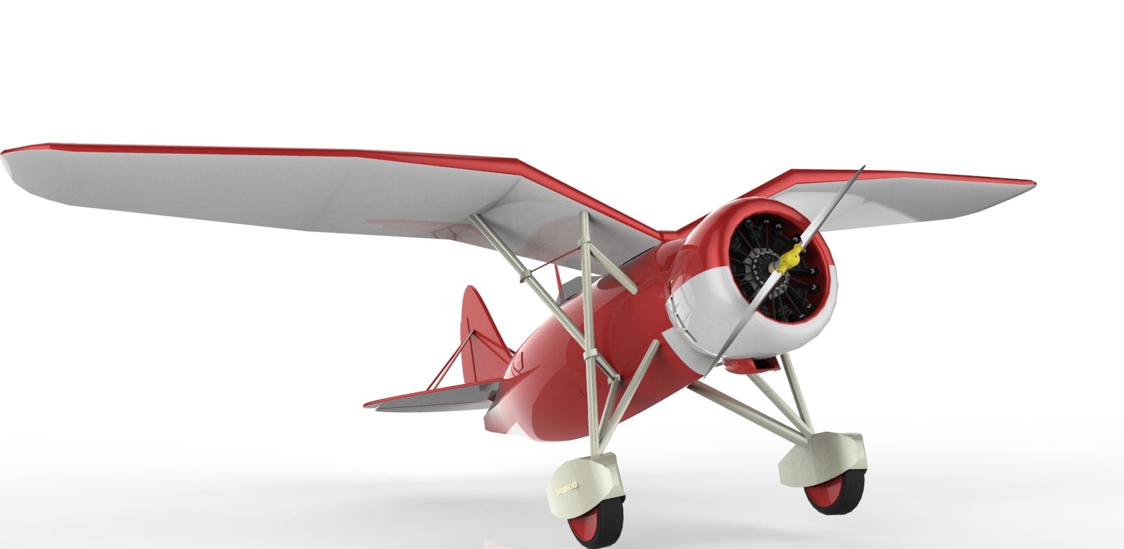 Loire 46 flygplan 3d model