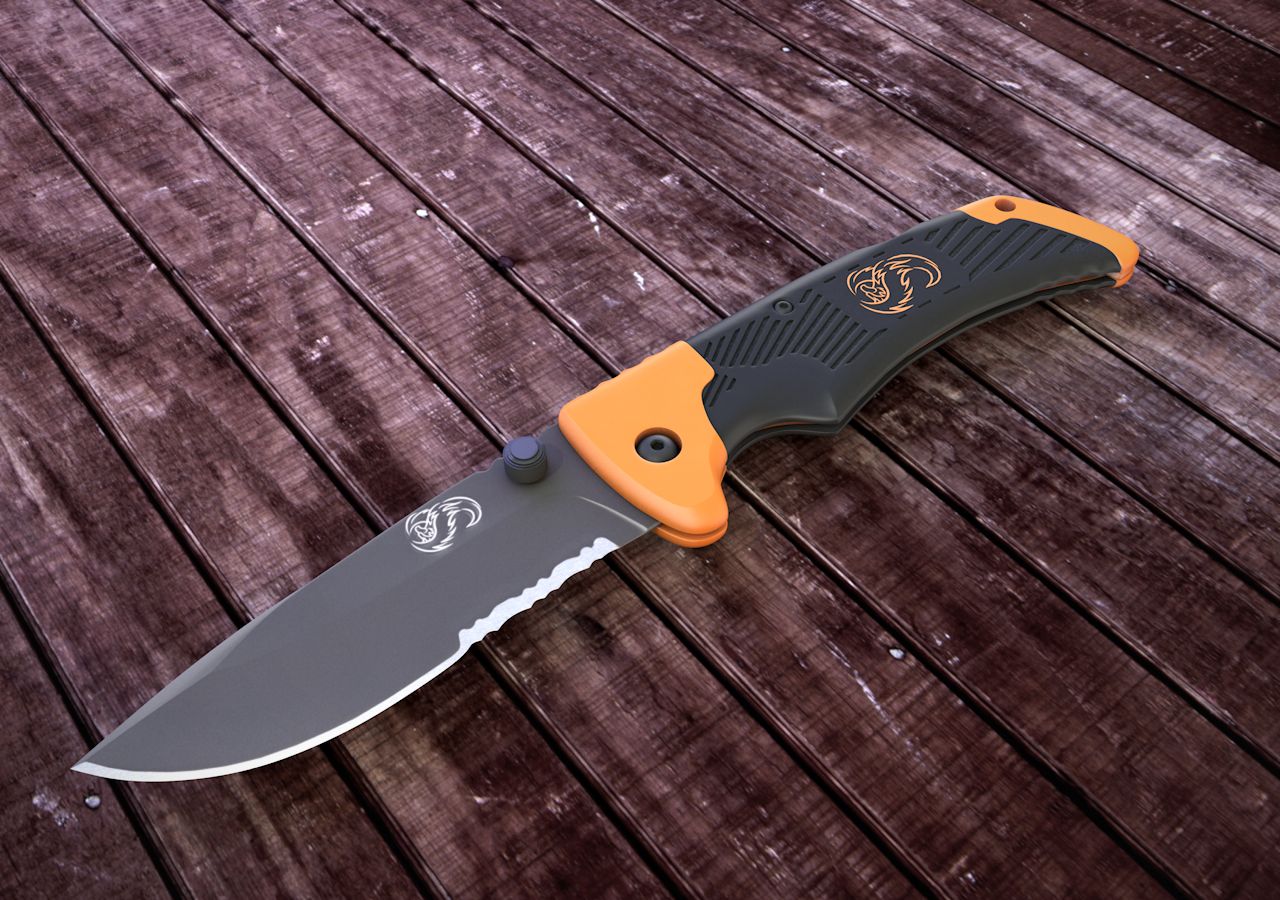 coltello 3d model