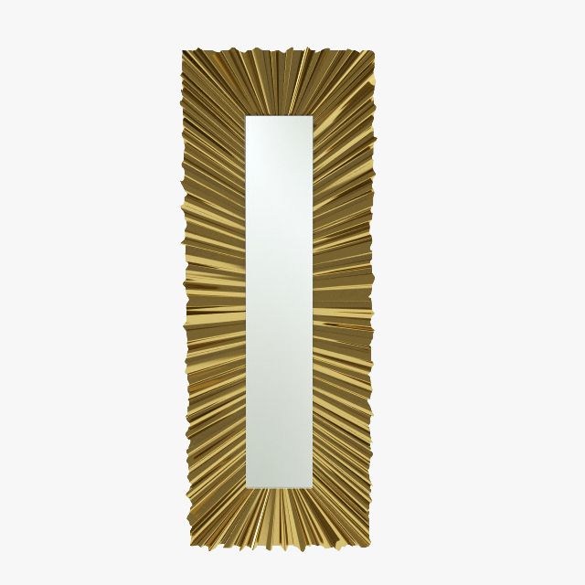 Ruffle Rectangle Mirror 50-2836 3d model