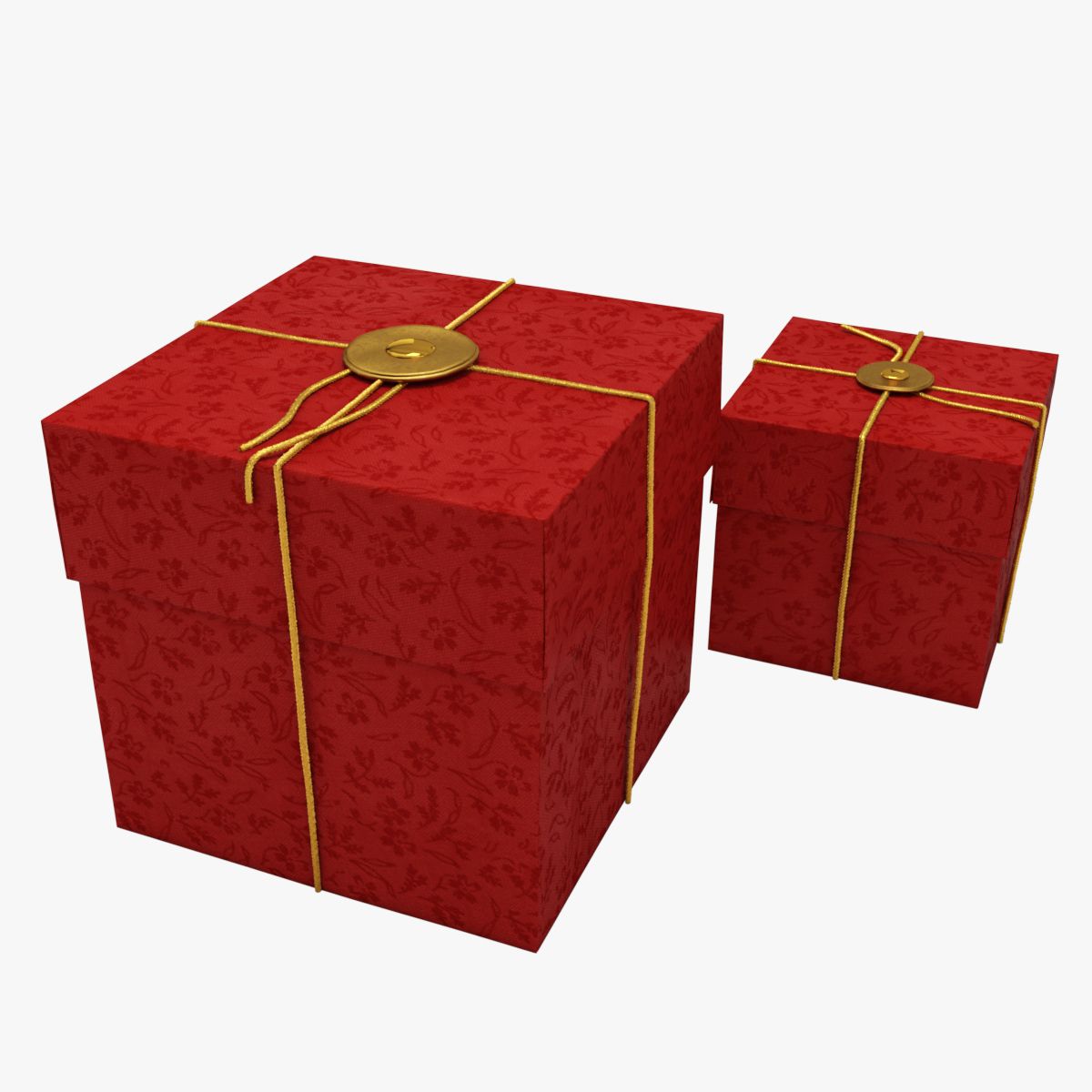 Pacco regalo royalty-free 3d model - Preview no. 7