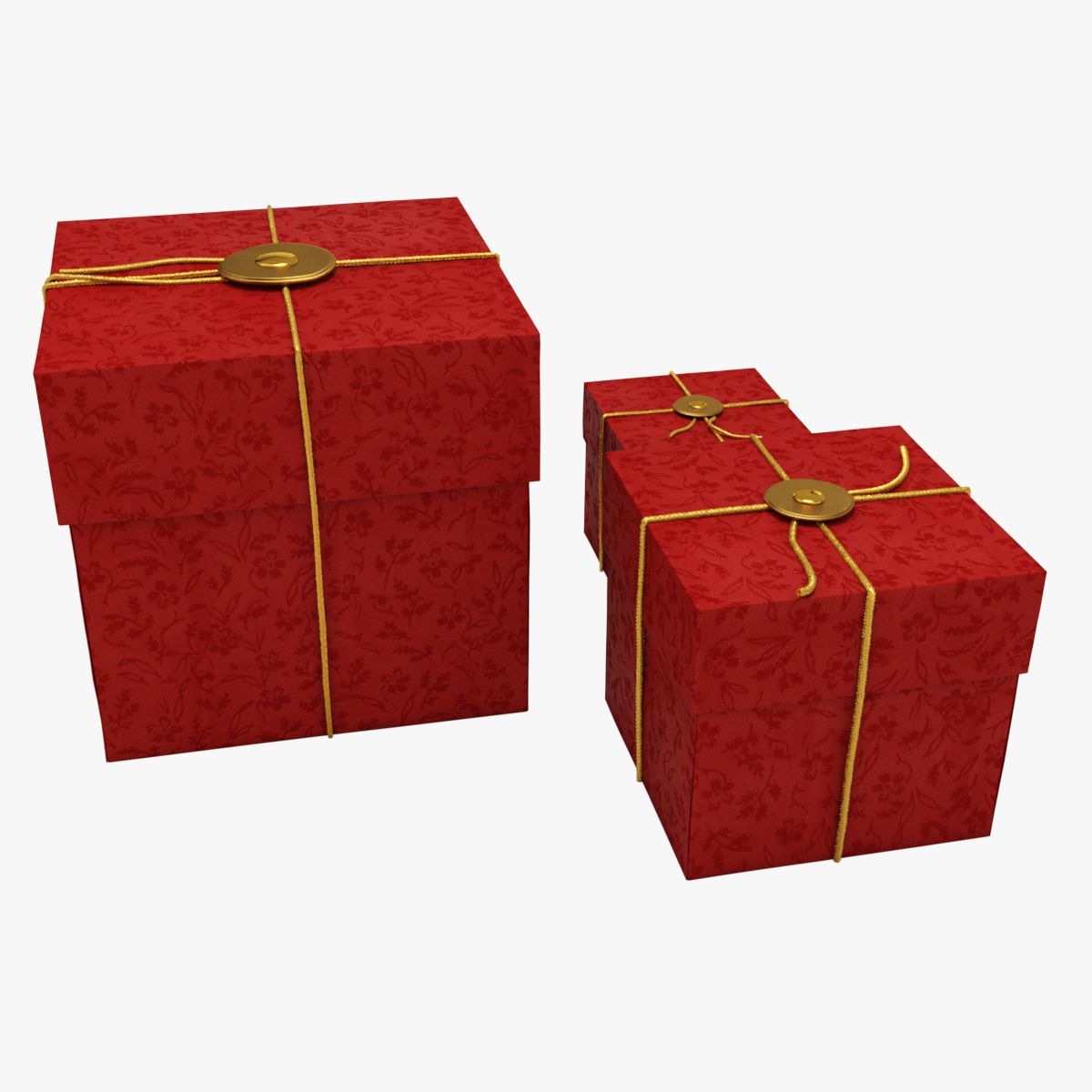 Pacco regalo royalty-free 3d model - Preview no. 5