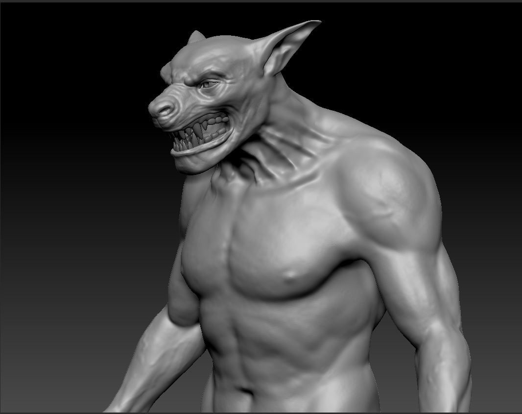 lobo royalty-free modelo 3d - Preview no. 2