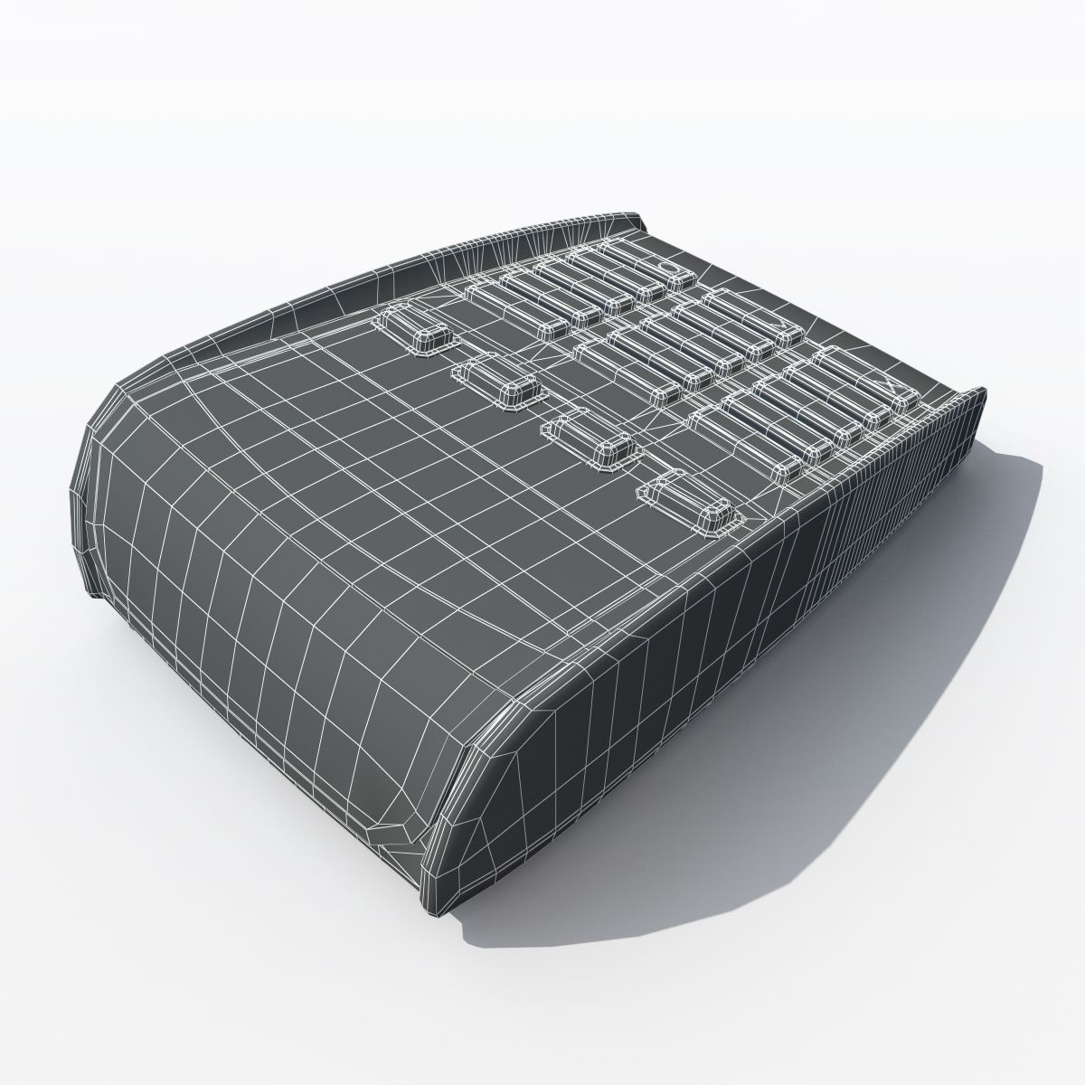 PIN Pad iPP 220 royalty-free 3d model - Preview no. 13