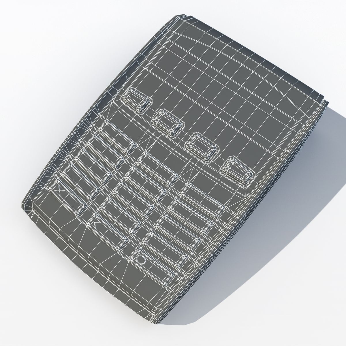 PIN Pad iPP 220 royalty-free 3d model - Preview no. 15