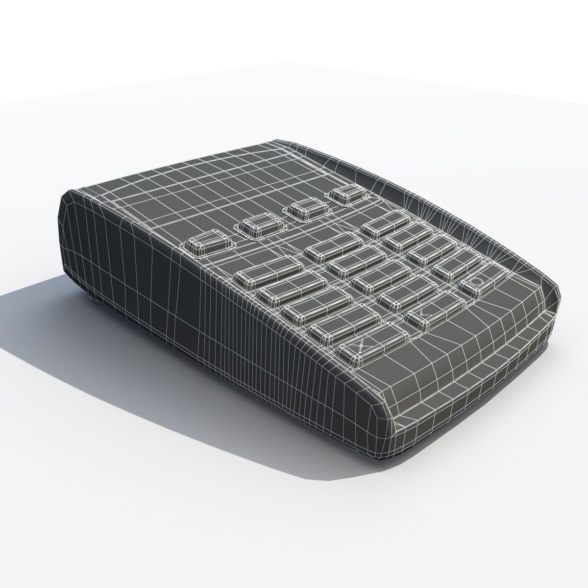 PIN Pad iPP 220 royalty-free 3d model - Preview no. 10