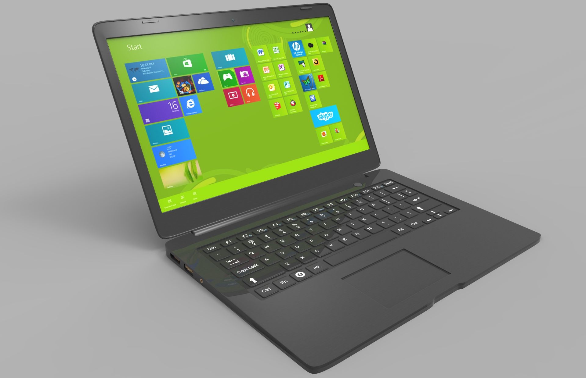 Generic Laptop 3d model