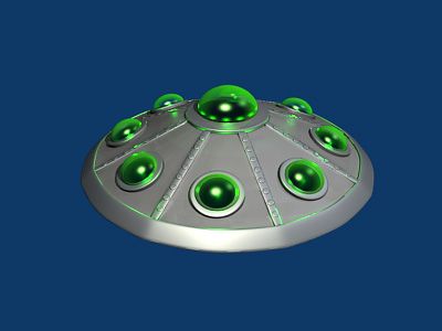 Flygande tefat 3d model