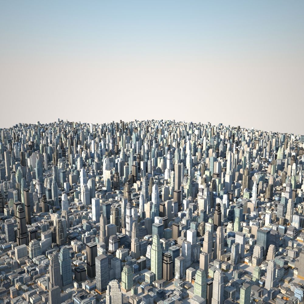 巨大的城市03 3d model