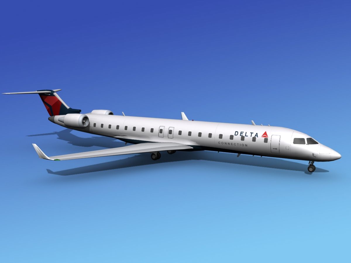 Bombardier CRJ700 Delta-verbinding 3d model