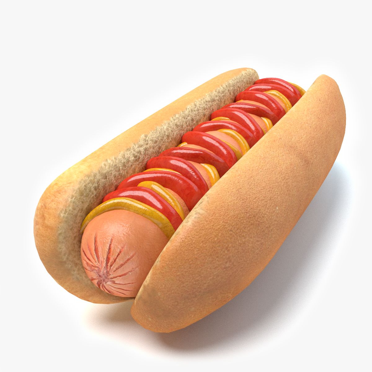 Hot Dog 2 3d model