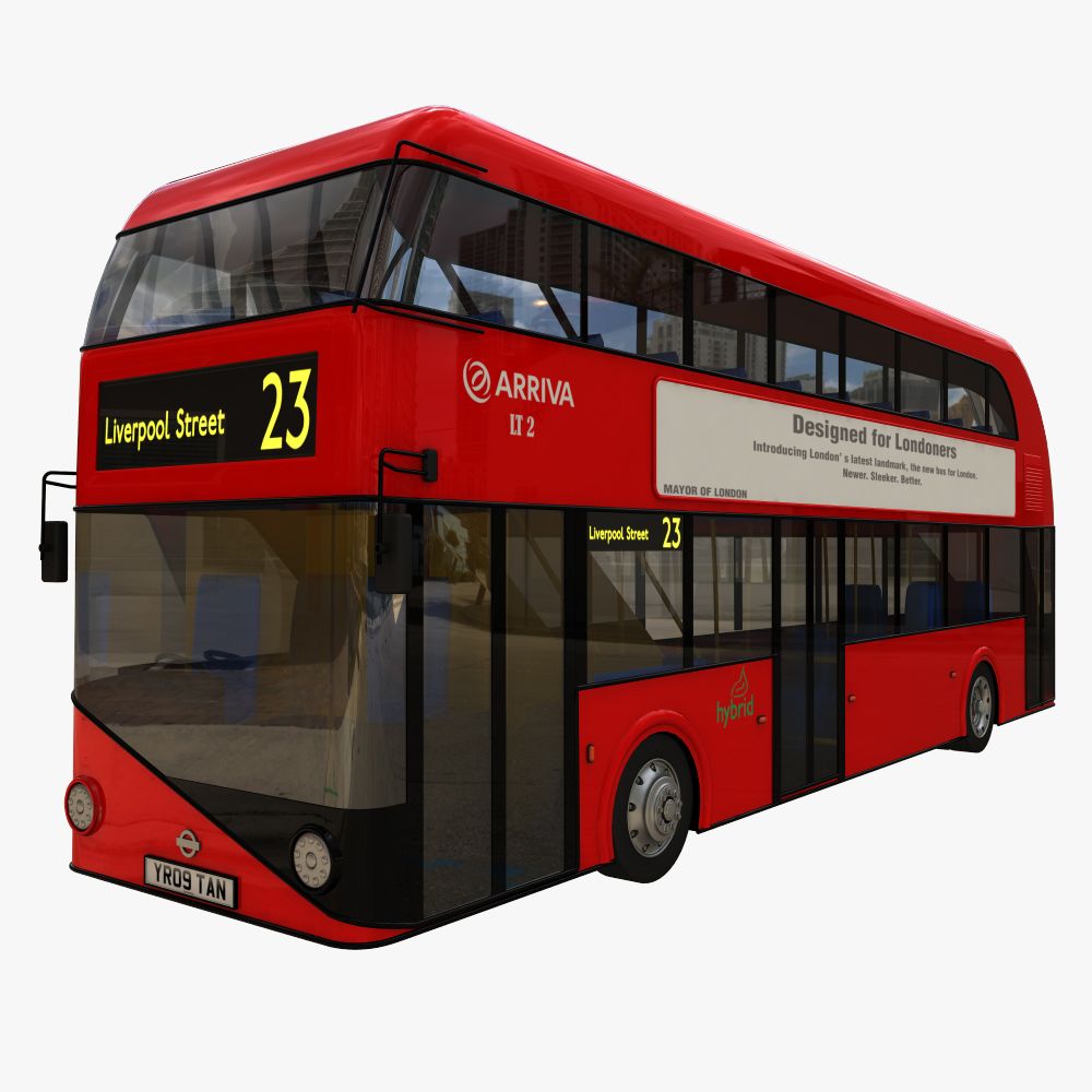 London Bus 3d model