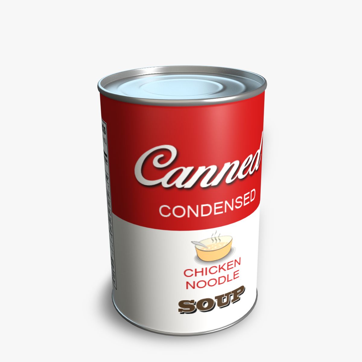 Canned Soup 3d model