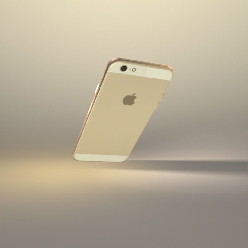 iPhone 6 royalty-free 3d model - Preview no. 2