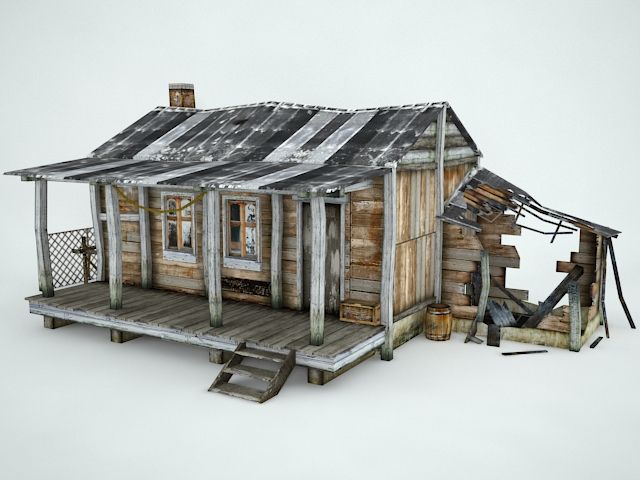 Old house 3d model