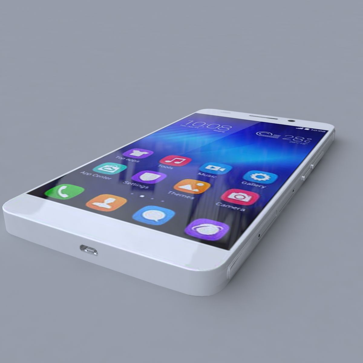 华为荣耀6 Plus 3d model