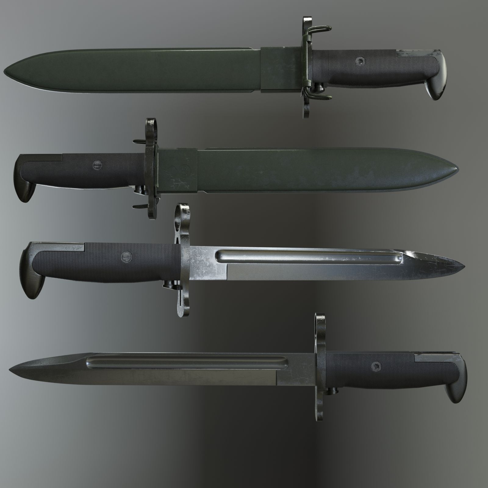 Bayonet 3d model