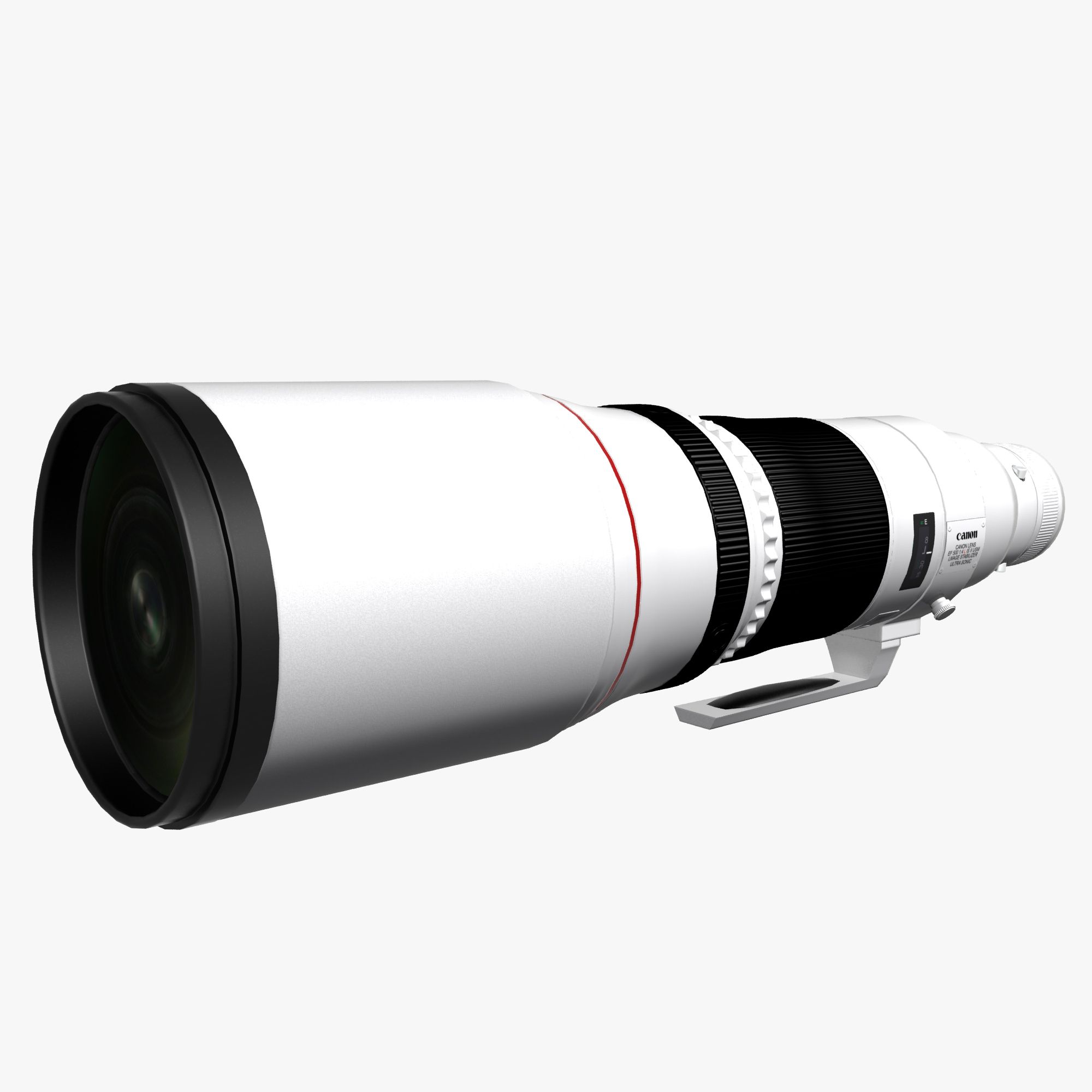 Canon Ef 500mm F4 l IS ii USM 3d model