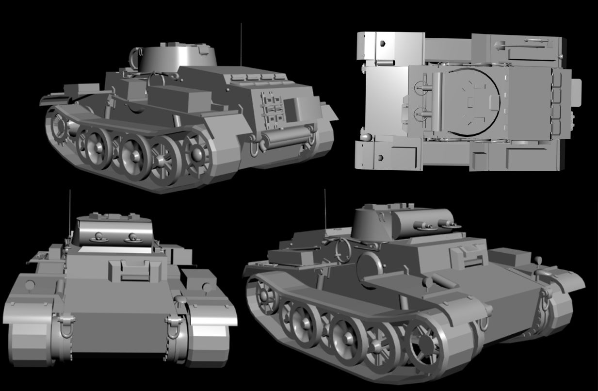 Pz.Kpfw.I Ausf.F 3d model