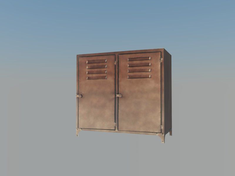 Vieux cabinet 3d model