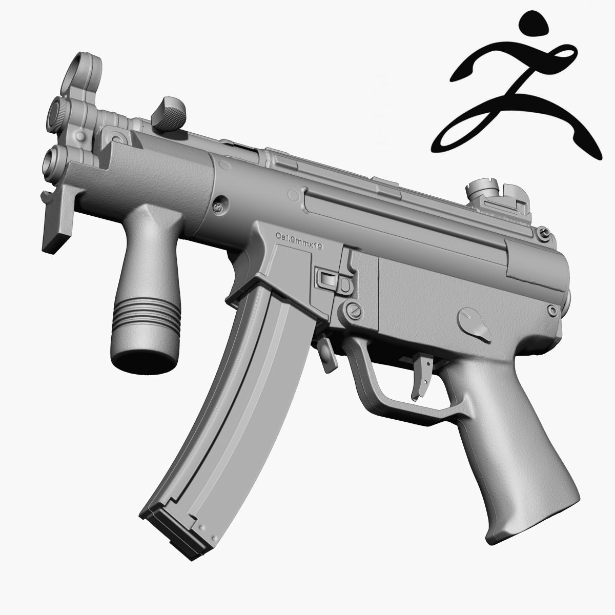 MP5-K 3d model