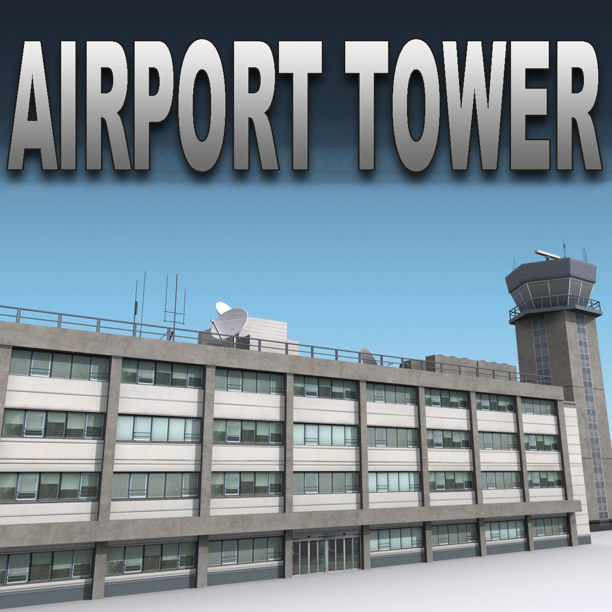 Torre dell'aeroporto 3d model