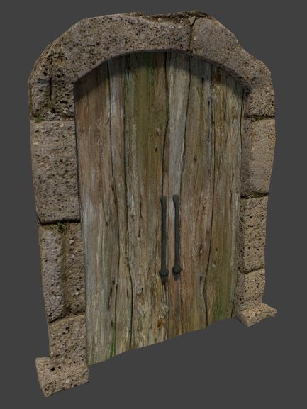 Castle Door 3d model