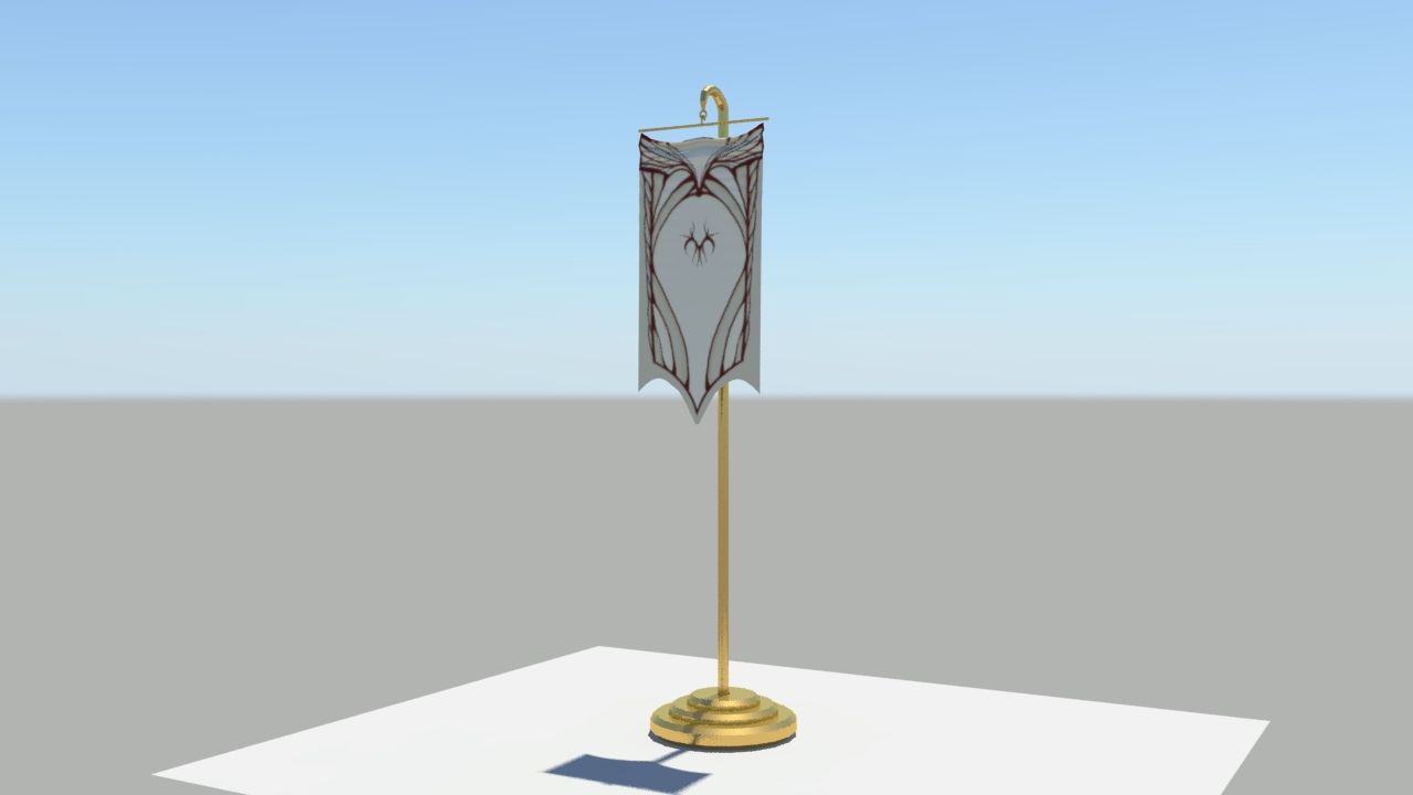 Flag 3d model