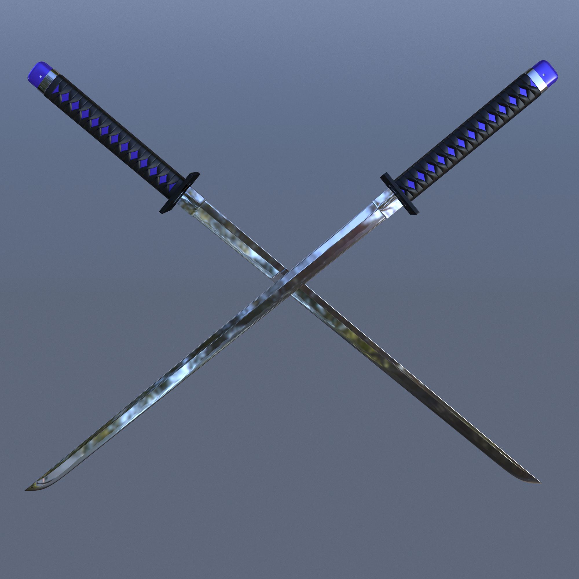 Japanse zwaard katana 3d model