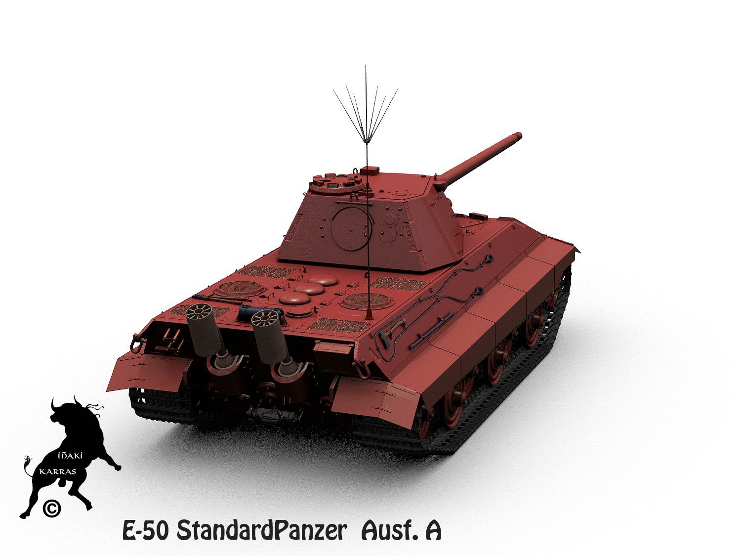 E-50 StandardPanzer Ausf. UN 3d model