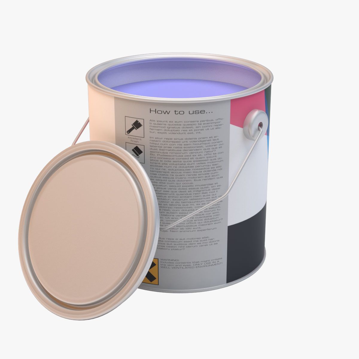 Paint Can 3d model